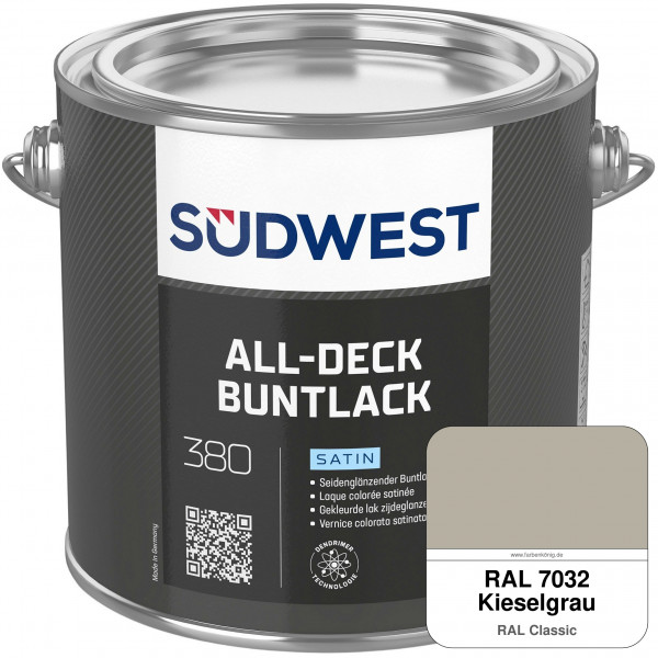 All-Deck Buntlack Satin (RAL 7032 Kieselgrau)