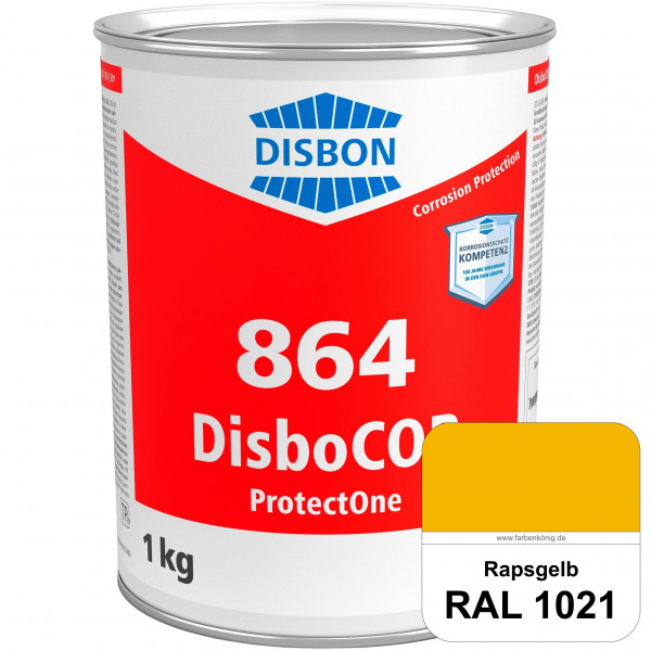 DisboCOR 864 ProtectOne (RAL 1021 Rapsgelb) 1-Topf-geeignete Korrosionsschutz für alle metallische