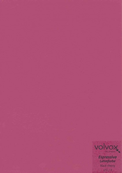 Volvox Espressivo Lehmfarbe (Black Cherry)