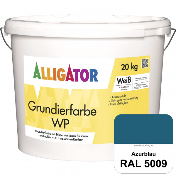 Grundierfarbe WP (RAL 5009 Azurblau)