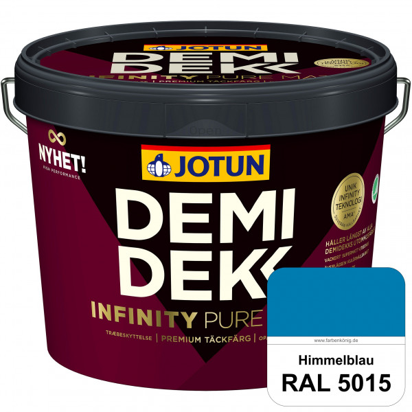 DEMIDEKK Infinity Pure Mat (ehemals Demidekk Ultimate Helmatt) - Deckende, matte Holzfarbe (RAL 5015