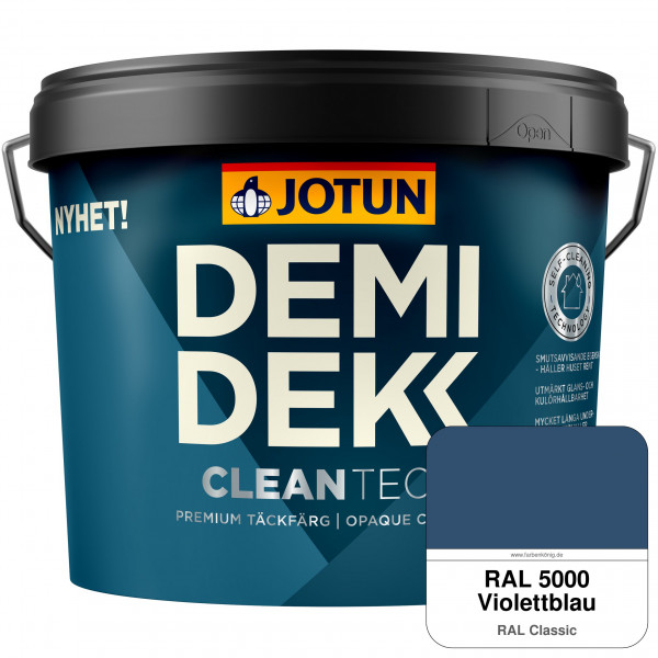 DEMIDEKK Cleantech (ehemals Demidekk Optimal, Demidekk Ultimate Täckfärg) - Deckende Holzfarbe für A