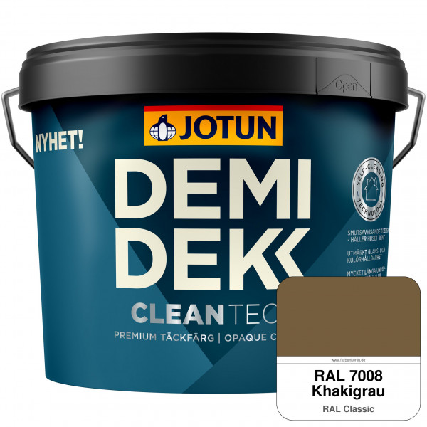 DEMIDEKK Cleantech (ehemals Demidekk Optimal, Demidekk Ultimate Täckfärg) - Deckende Holzfarbe für A