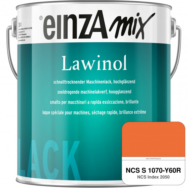 einzA Lawinol hochglänzend (NCS S 1070-Y60R)