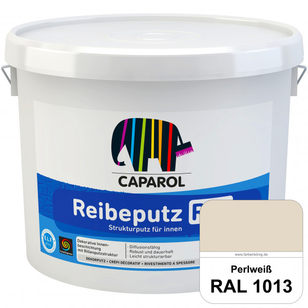 Reibeputz R 30 (RAL 1013 Perlweiß) Dekorputze für dekorative Innenbeschichtungen