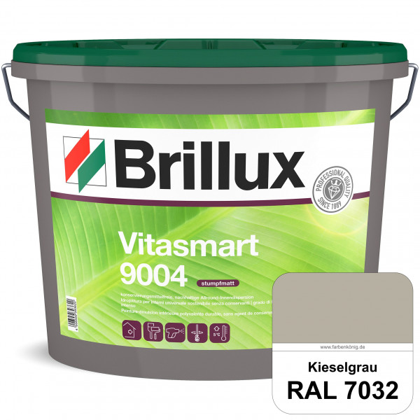 Vitasmart 9004 (RAL 7032 Kieselgrau) Hochwertige matte konservierungsmittelfreie Innendispersion für