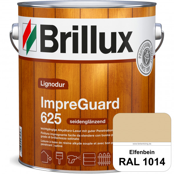 ImpraGuard 625 (RAL 1014 Elfenbein) imprägnierende Lasur (lösemittelhaltig) für allen Laub- und Nade