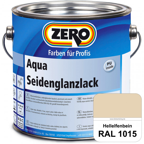 Aqua Seidenglanzlack (RAL 1015 Hellelfenbein)