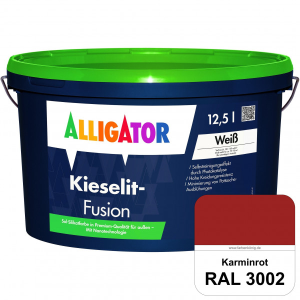 Kieselit Fusion (RAL 3002 Karminrot)