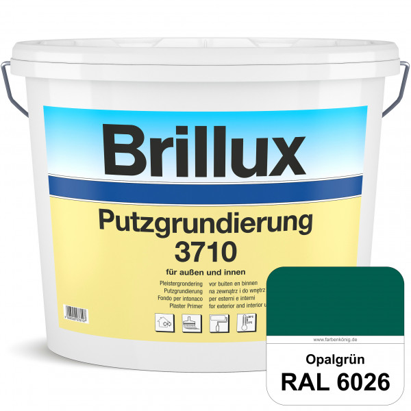 Putzgrundierung 3710 (RAL 6026 Opalgrün) Wetterbeständige & quarzhaltige Grundierfarbe auf Dispersio