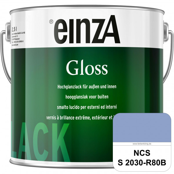 einzA Gloss (NCS S 2030-R80B) Hochwertiger Alkydharzlack in Premium-Qualität, hochglänzend.