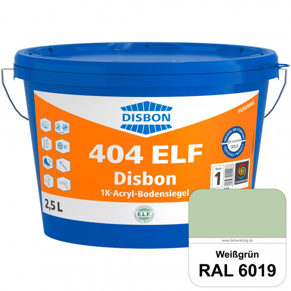 Disbon 404 ELF 1K-Acryl-Bodensiegel (RAL 6019 Weißgrün) 1K PU-verstärkte, emissions- und lösemittelf
