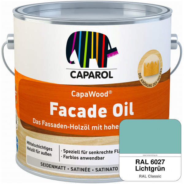 CapaWood® Facade Oil (RAL 6027 Lichtgrün)