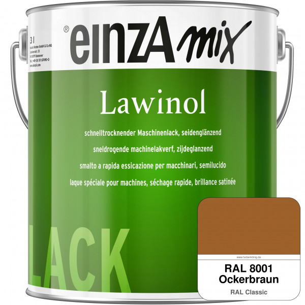 einzA Lawinol seidenglänzend (RAL 8001 Ockerbraun)