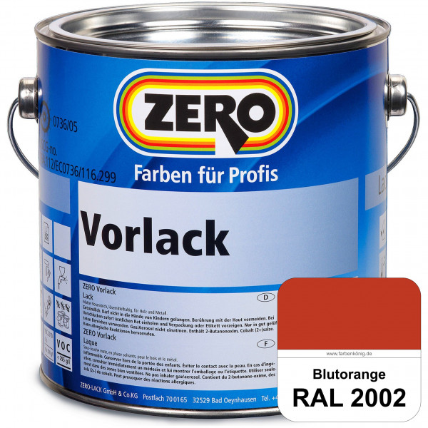 Vorlack (RAL 2002 Blutorange)