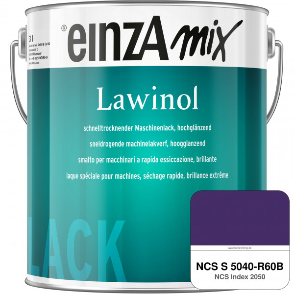 einzA Lawinol hochglänzend (NCS S 5040-R60B)