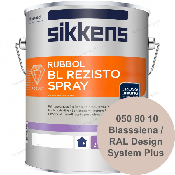 Rubbol BL Rezisto Spray (B-Ware) - 5 Liter ( 050 80 10 Blasssiena - RAL Design System Plus)