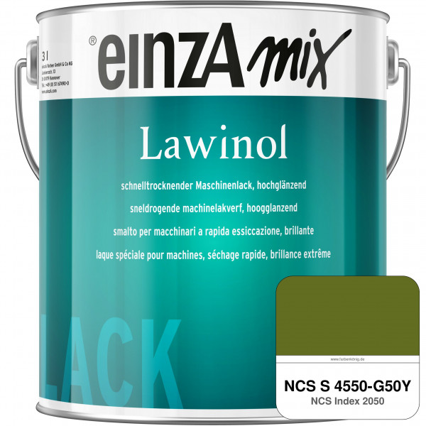 einzA Lawinol hochglänzend (NCS S 4550-G50Y)