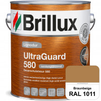 Lignodur UltraGuard 580 (Dauerschutzlasur 580) RAL 1011 Braunbeige