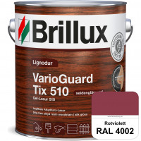 Lignodur VarioGuard Tix 510 (Gel-Lasur 510) RAL 4002 Rotviolett
