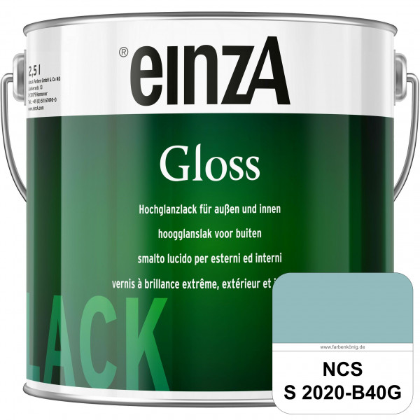 einzA Gloss (NCS S 2020-B40G) Hochwertiger Alkydharzlack in Premium-Qualität, hochglänzend.