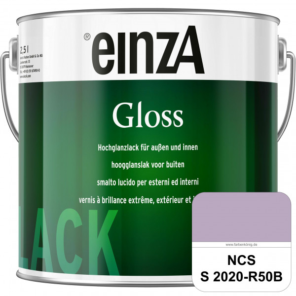 einzA Gloss (NCS S 2020-R50B) Hochwertiger Alkydharzlack in Premium-Qualität, hochglänzend.