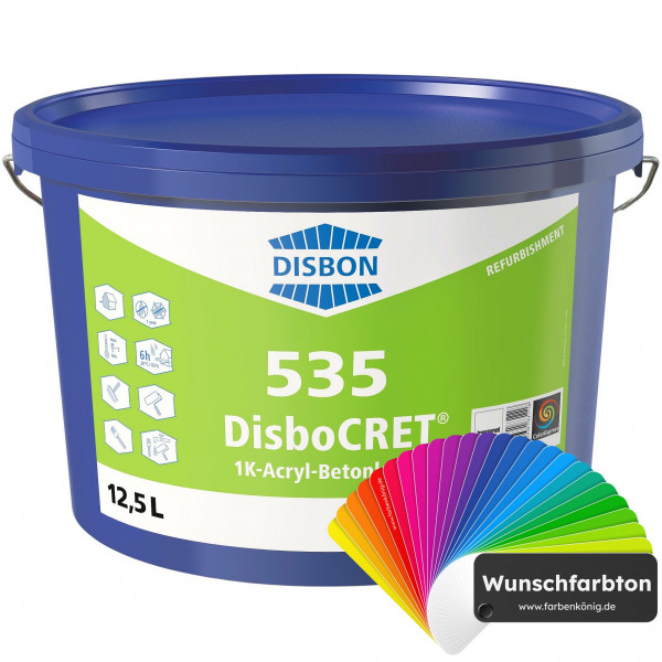 DisboCRET 535 1K-Acryl-Betonlasur (Wunschfarbton)