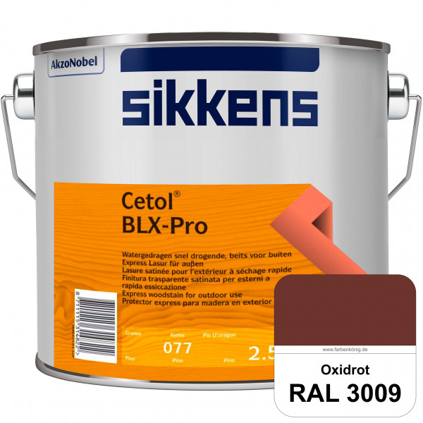Cetol BLX-Pro (RAL 3009 Oxidrot) Express Lasur für die Beschichtung von Holzoberflächen (außen)
