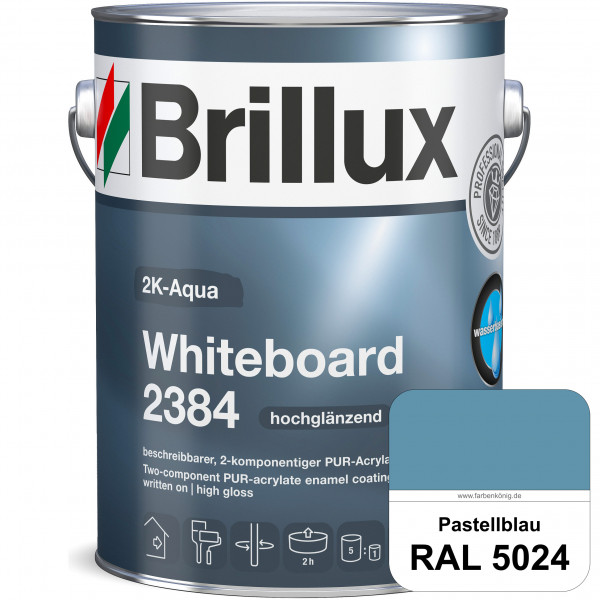 2K-Aqua Whiteboard 2384 (RAL 5024 Pastellblau) Zur Erstellung von Whiteboardflächen für die Beschrif