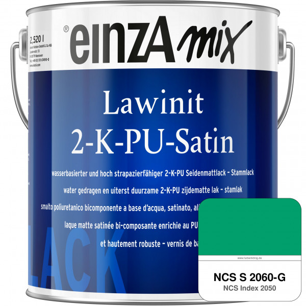 einzA Lawinit 2-K-PU Satin Stammlack (NCS S 2060-G)