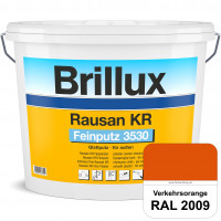 Rausan KR Feinputz 3530 (RAL 2009 Verkehrsorange) organisch gebundener & verarbeitungsfertiger Glatt