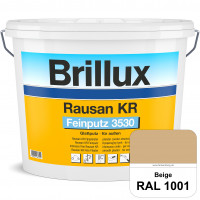 Rausan KR Feinputz 3530 (RAL 1001 Beige) organisch gebundener & verarbeitungsfertiger Glattputz (auß