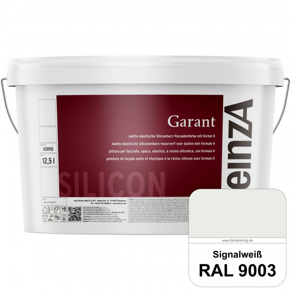 einzA Garant (RAL 9003 Signalweiß) elastische Siliconharz-Fassadenfarbe