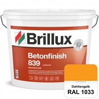 Betonfinish 839 (RAL 1033 Dahliengelb) elastische Beschichtung zum Schutz rissgefährdeter Betonbaute