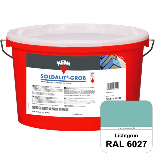 KEIM Soldalit®-Grob (RAL 6027 Lichtgrün)