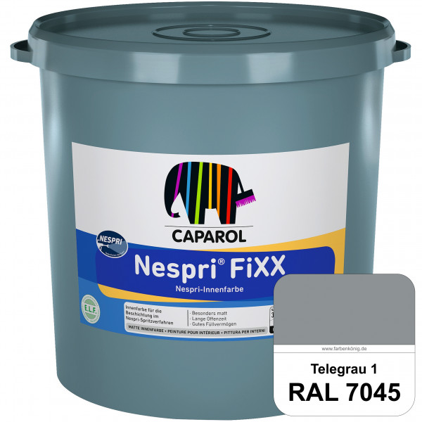 Nespri® FiXX (RAL 7045 Telegrau 1) Spezielle Innenfarbe für die rationelle Beschichtung im Nespri-Sp