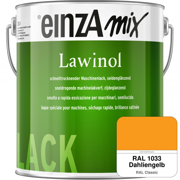 einzA Lawinol seidenglänzend (RAL 1033 Dahliengelb)