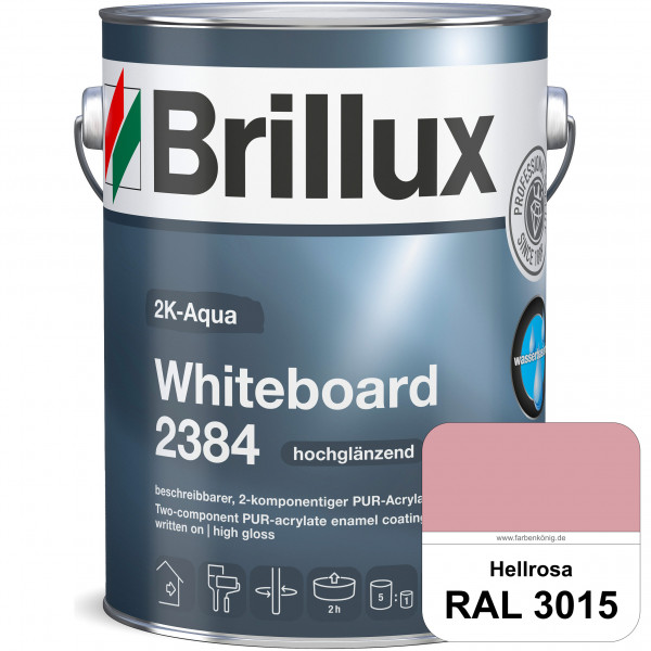 2K-Aqua Whiteboard 2384 (RAL 3015 Hellrosa) Zur Erstellung von Whiteboardflächen für die Beschriftun