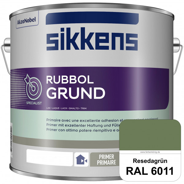 Rubbol Grund (RAL 6011 Resedagrün) Seidenmatte Grund- und Zwischenbeschichtung auf Kunstharzbasis (i