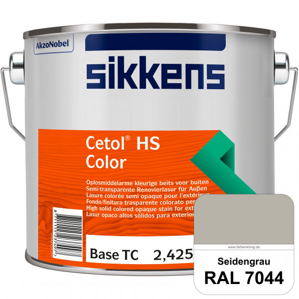 Cetol HS Color (RAL 7044 Seidengrau) Dekorative semi-transparente Lasur (lösemittelhaltig) für außen