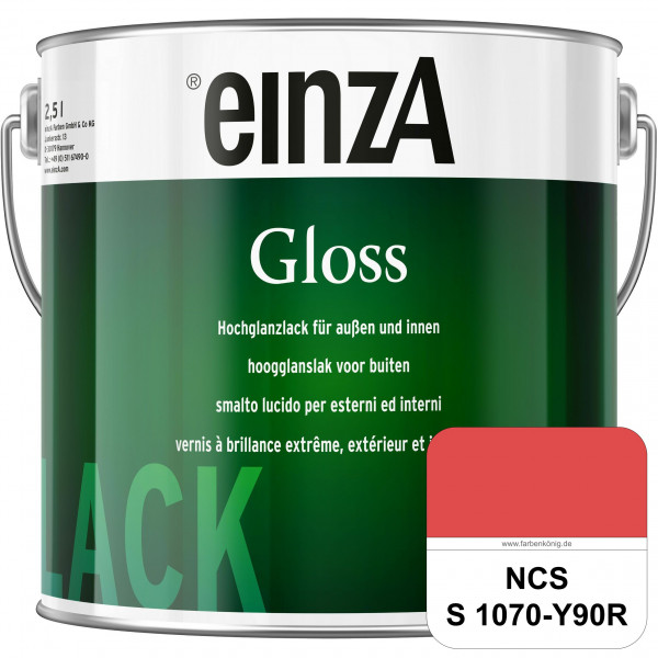 einzA Gloss (NCS S 1070-Y90R) Hochwertiger Alkydharzlack in Premium-Qualität, hochglänzend.