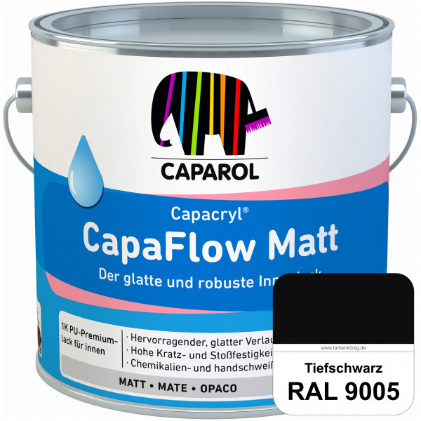 Caparol Capacryl CapaFlow Matt (RAL 9005 Tiefschwarz)