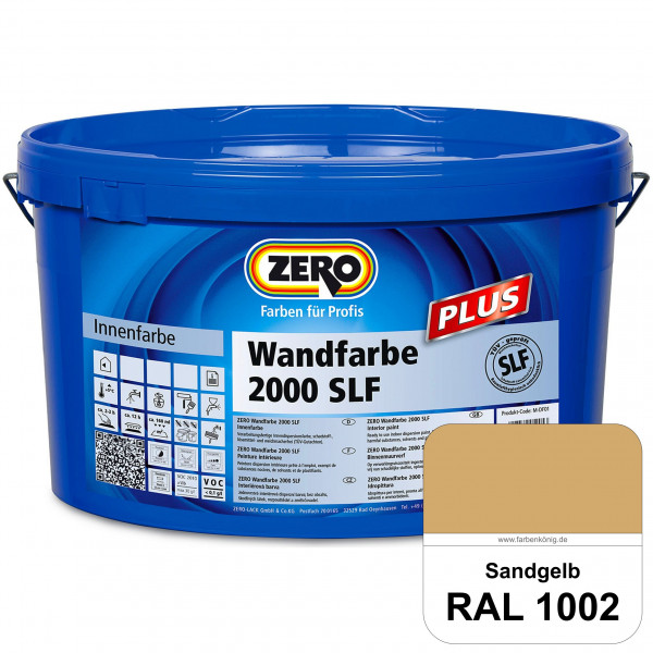 Wandfarbe 2000 SLF (RAL 1002 Sandgelb)