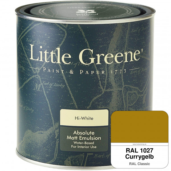 Absolute Matt Emulsion - Sample Pot 250 ml (RAL 1027 Currygelb)