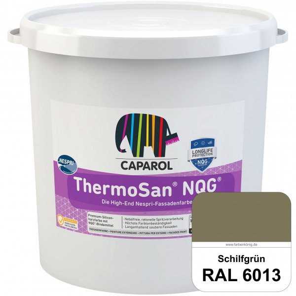 ThermoSan® NQG® Nespri (RAL 6013 Schilfgrün) Siliconharz-Bindemittelkombination mit integrierter Nan