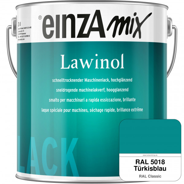 einzA Lawinol hochglänzend (RAL 5018 Türkisblau)
