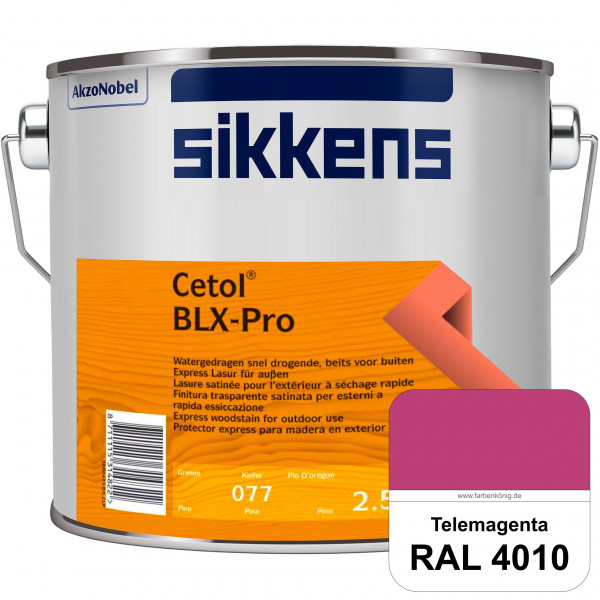 Cetol BLX-Pro (RAL 4010 Telemagenta) Express Lasur für die Beschichtung von Holzoberflächen (außen)