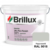 CreaGlas 2K-PU-Finish 3471 (RAL 9018 Papyrusweiß) seidenglänzende 2K-Beschichtung für extrem robuste