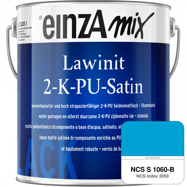 einzA Lawinit 2-K-PU Satin Stammlack (NCS S 1060-B)