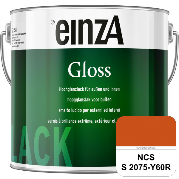 einzA Gloss (NCS S 2075-Y60R) Hochwertiger Alkydharzlack in Premium-Qualität, hochglänzend.